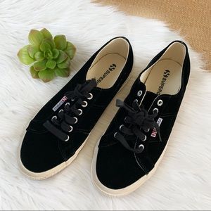 Superga 2750 Black Velvet Sneaker